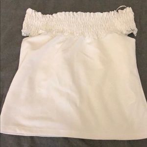 White crop top
